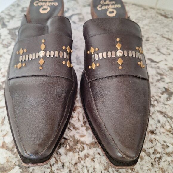 Calleen Cordero  Mules Clogs Block Heel size 7.5 - Picture 1 of 9